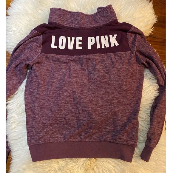VS Pink - Quarter Zip Sweatshirt - Picture 2 of 3
